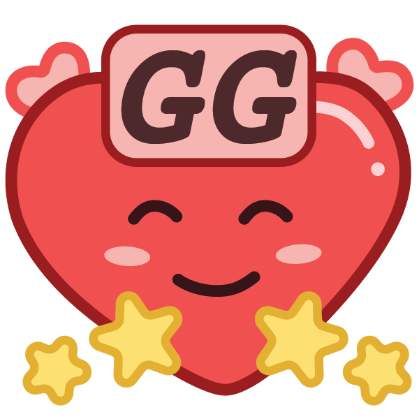 jinx heart holding gg sign emote
