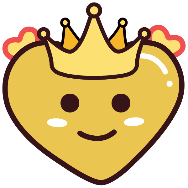 jinx heart with a crown emote